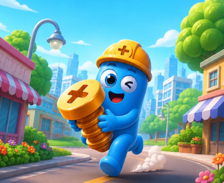 Screw Dash key art